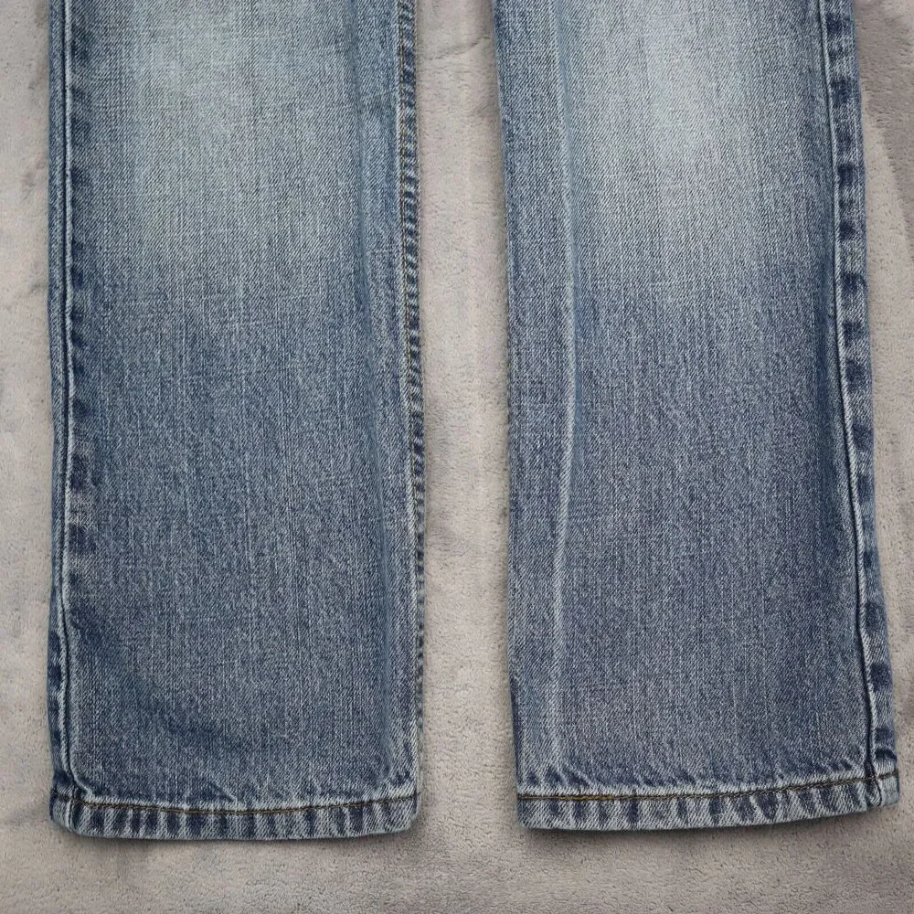 Levi Strauss Co Pants Boys 10 Blue Low Rise Signature Slim Straight Denim Jeans